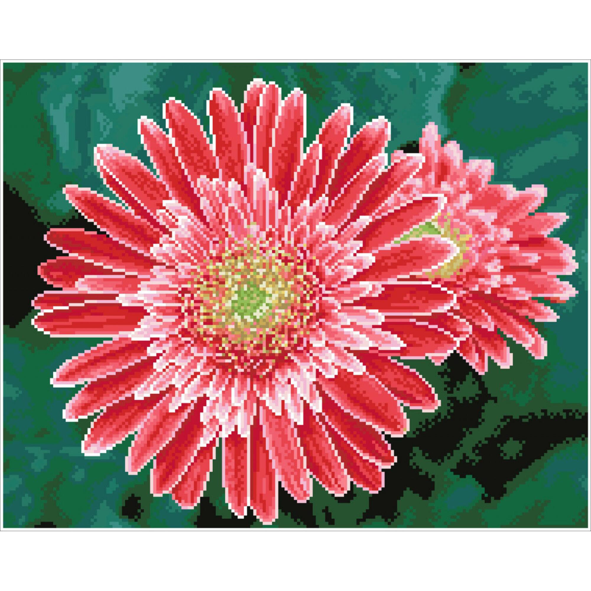 Diamond Dotz® Intermediate Pink Gerberas Diamond Painting Kit